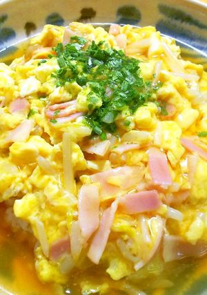 モヤシでかさ増し◎ベーコン入り天津丼-レシピのメイン写真
