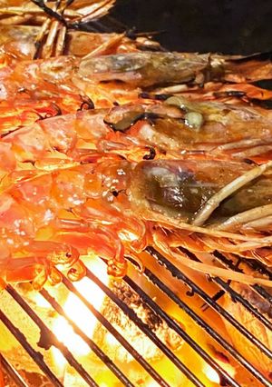丸ごとガブリ♡海老の炭火焼き-レシピのメイン写真