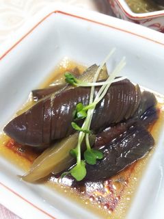 柔らか茄子の焼きびたし-レシピのメイン写真