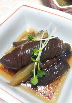 柔らか茄子の焼きびたし-レシピのメイン写真