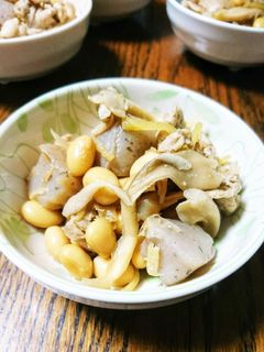 簡単!大豆と豚肉の炒め煮-レシピのメイン写真