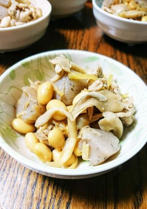 簡単!大豆と豚肉の炒め煮-レシピのメイン写真