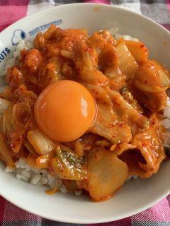 豚キムチ丼-レシピのメイン写真