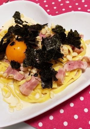和風？カルボナーラ-レシピのメイン写真