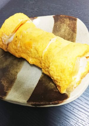 磯香るマヨネーズinちーちくの玉子焼き♡-レシピのメイン写真