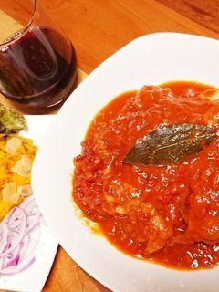 簡単調理☆鶏モモ肉の柔らかトマトソース煮-レシピのメイン写真