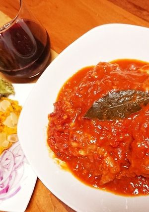 簡単調理☆鶏モモ肉の柔らかトマトソース煮-レシピのメイン写真