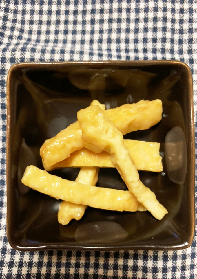 お揚げの酢味噌和え-レシピのメイン写真