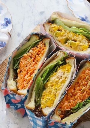 にんじんのサラダサンド-レシピのメイン写真