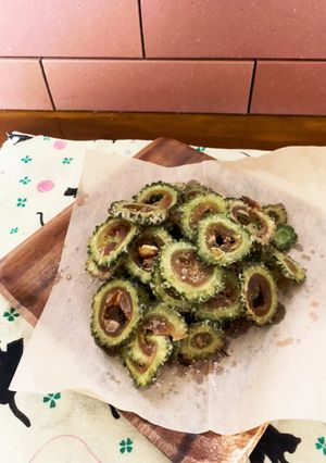 種まで食べられる、ヘルシーゴーヤチップス-レシピのメイン写真