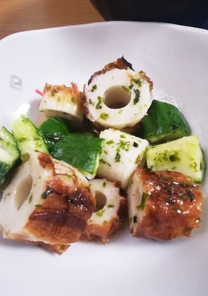ササッと簡単!ちくわとキュウリの磯辺あえ-レシピのメイン写真
