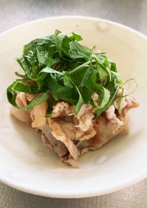 豚肉の梅肉和え-レシピのメイン写真