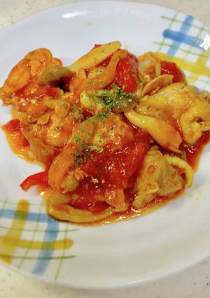 鶏もも肉のトマト煮^^-レシピのメイン写真