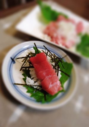 *大葉で手巻き寿司*-レシピのメイン写真