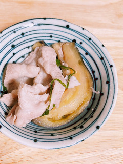 茄子と豚肉の大葉蒸し-レシピのメイン写真