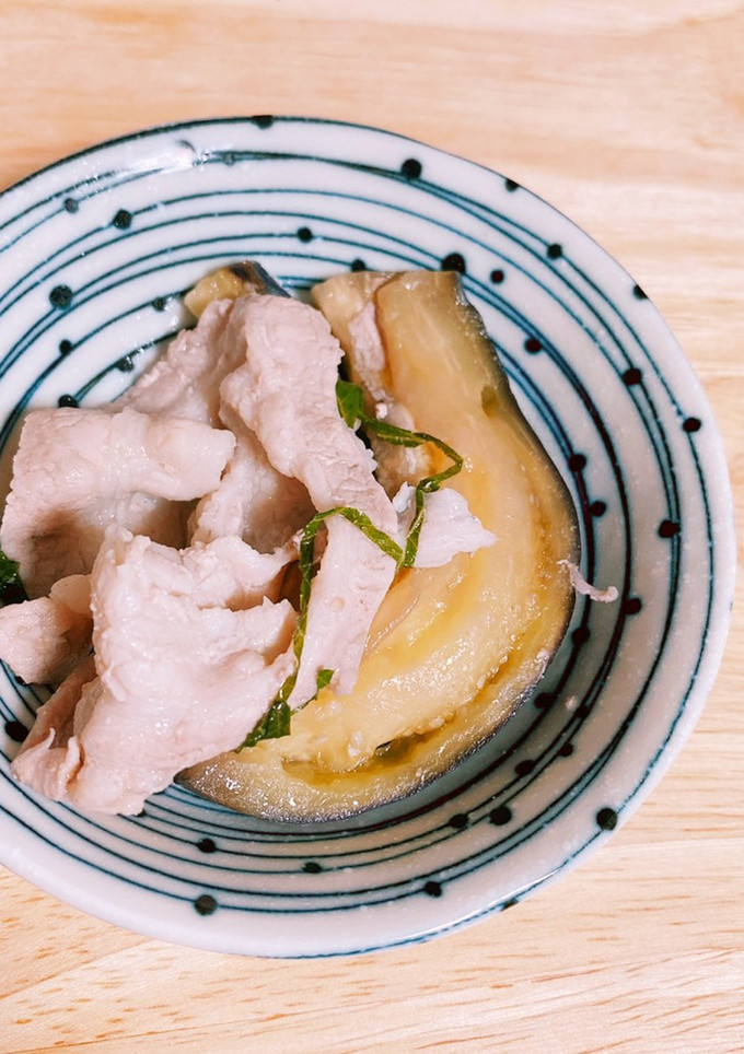 茄子と豚肉の大葉蒸し-レシピのメイン写真