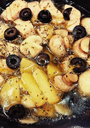 サーモンのポテトアヒージョ-レシピのメイン写真