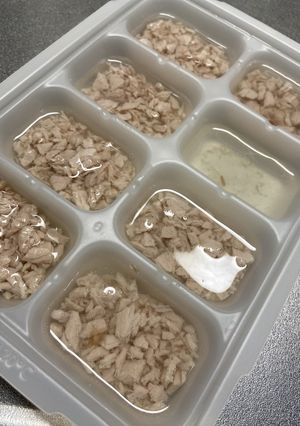 【離乳食中期】マグロの冷凍ストック-レシピのメイン写真