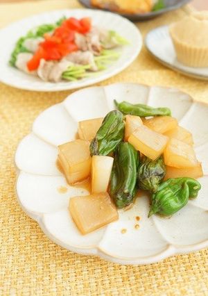 ししとうとこんにゃくの梅きんぴら-レシピのメイン写真