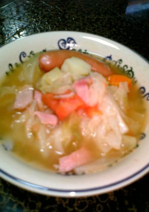 ポトフ？ボルシチ？残り野菜で満腹スープ☆-レシピのメイン写真