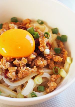 4話機捜うどん！冷やし坦々うどん＋出汁♪-レシピのメイン写真