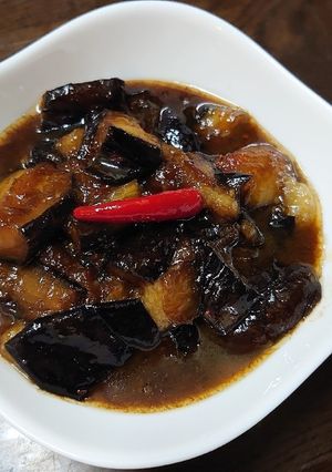 ナスの油炒め（辛いの）-レシピのメイン写真