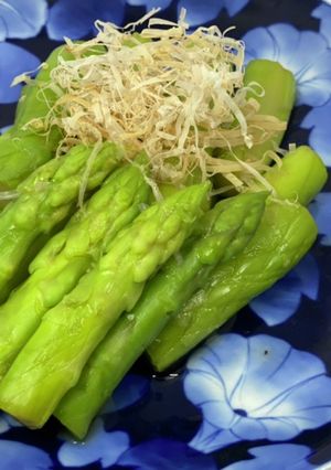 アスパラ　一番美味しい簡単すぎる和風味-レシピのメイン写真