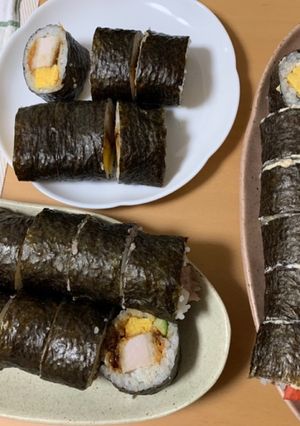 黄金比！カンタン酢飯で太巻き寿司-レシピのメイン写真
