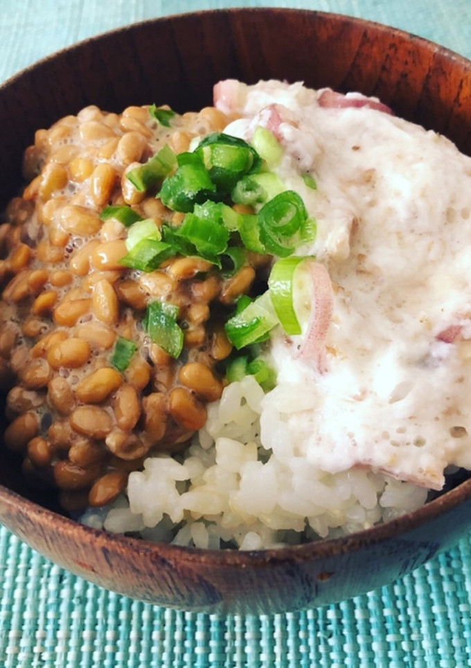 とろろ茗荷の納豆ご飯-レシピのメイン写真