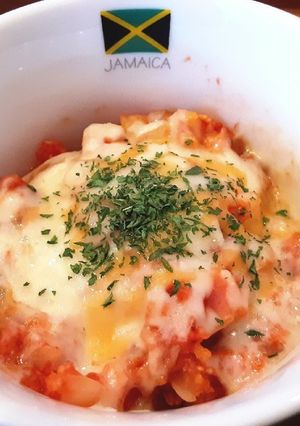 THCオートミール(トマトハムチーズ)-レシピのメイン写真