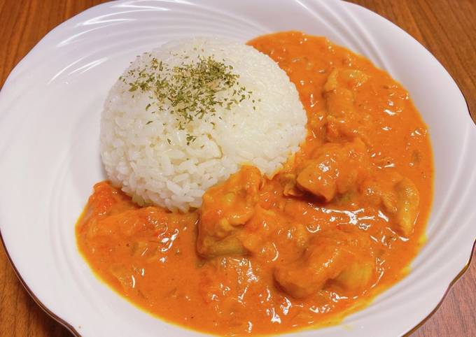 濃厚バターチキンカレーのレシピ | TikTok