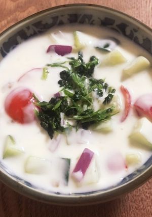 カレーに合う♪カラフルなライタ-レシピのメイン写真