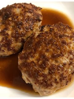 簡単 玉ねぎ焼かない ハンバーグ-レシピのメイン写真