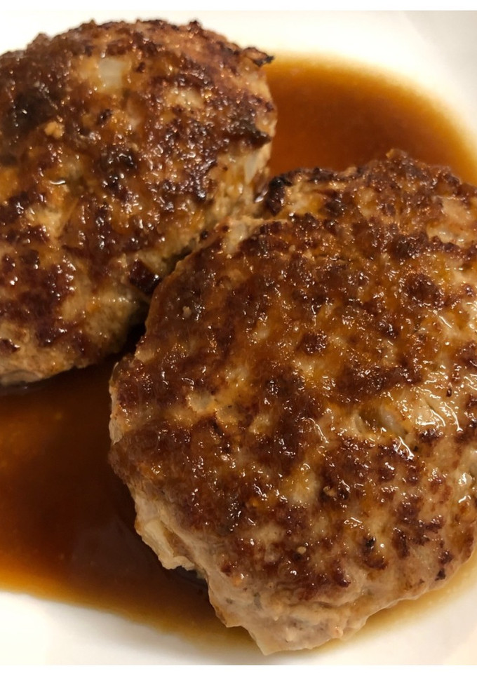 簡単　玉ねぎ焼かない　ハンバーグ-レシピのメイン写真