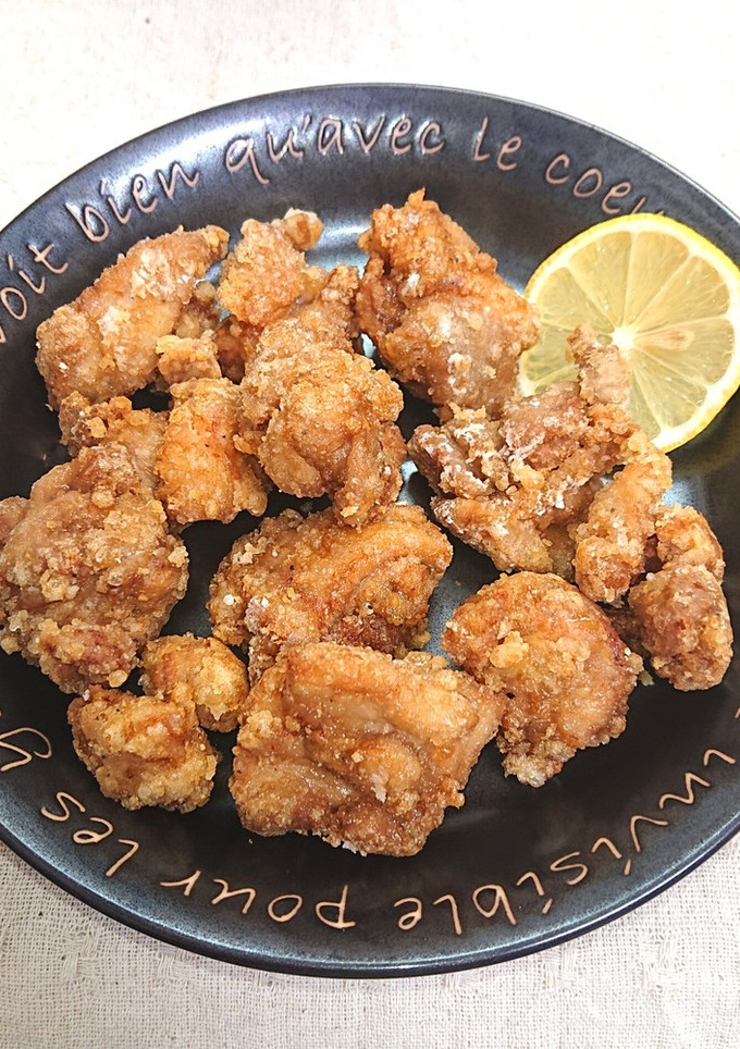 下味は塩こしょうと醤油だけの鶏もも唐揚げ-レシピのメイン写真