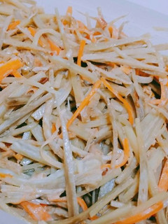 かつおだしのごぼうサラダ-レシピのメイン写真