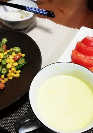 オクラコーンのポン酢炒め-レシピのメイン写真