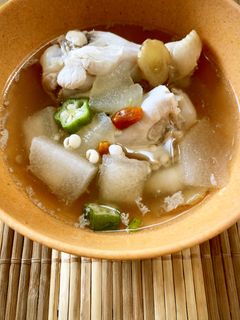 冬瓜と鶏肉の薬膳スープ-レシピのメイン写真