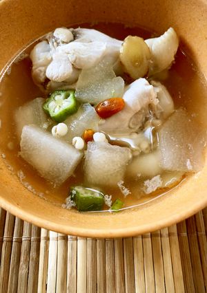 冬瓜と鶏肉の薬膳スープ-レシピのメイン写真