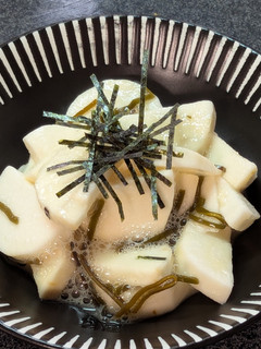 ワサビのピリッ♡長芋の塩昆布和え-レシピのメイン写真