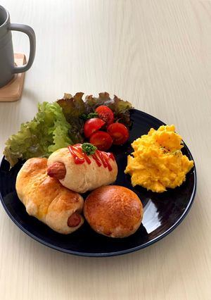 簡単・少ない材料でウインナーロールパン-レシピのメイン写真