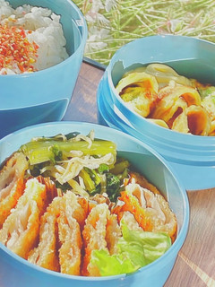 タロの弁当19 豚ばらスライスの豚カツ-レシピのメイン写真