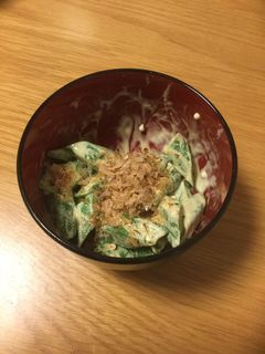 和風マヨネーズオクラ-レシピのメイン写真