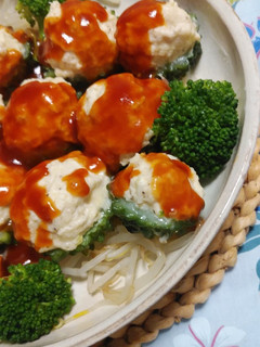 ゴーヤの肉詰め-レシピのメイン写真