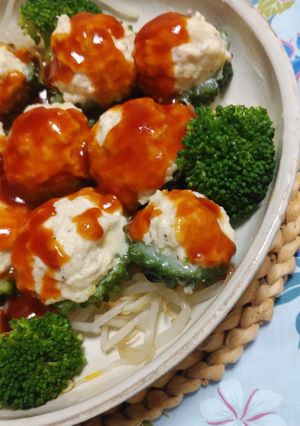 ゴーヤの肉詰め-レシピのメイン写真