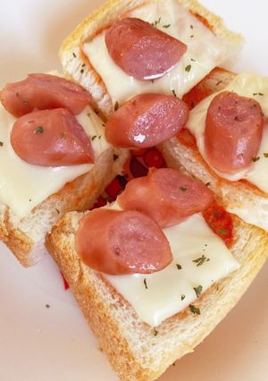 簡単!こども用ピザトースト-レシピのメイン写真