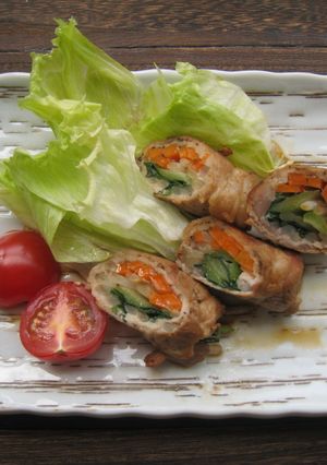 いろどり肉巻き-レシピのメイン写真