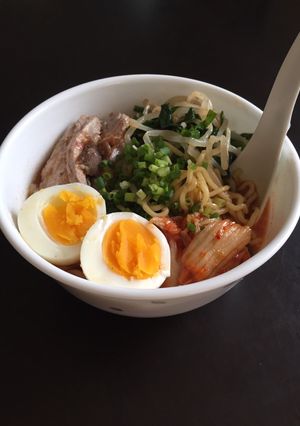 コクうま♡冷麺風ピリ辛冷やしラーメン！-レシピのメイン写真