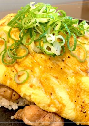 ぺろっと食べれる＊和風オムライス-レシピのメイン写真