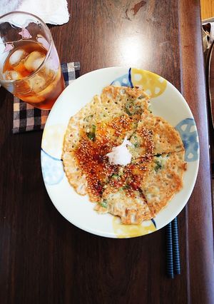♡♡青ネギ&キャベツの米粉チヂミ♡♡-レシピのメイン写真